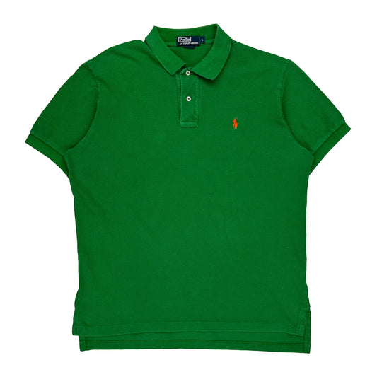 Polo By Ralph Lauren Polo Shirt - Large Green Cotton