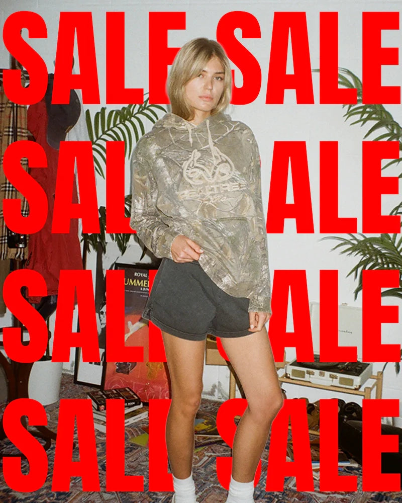 Vintage Women's Sweatshirts & Hoodies. Vintage Camo Real Tree Hoodie